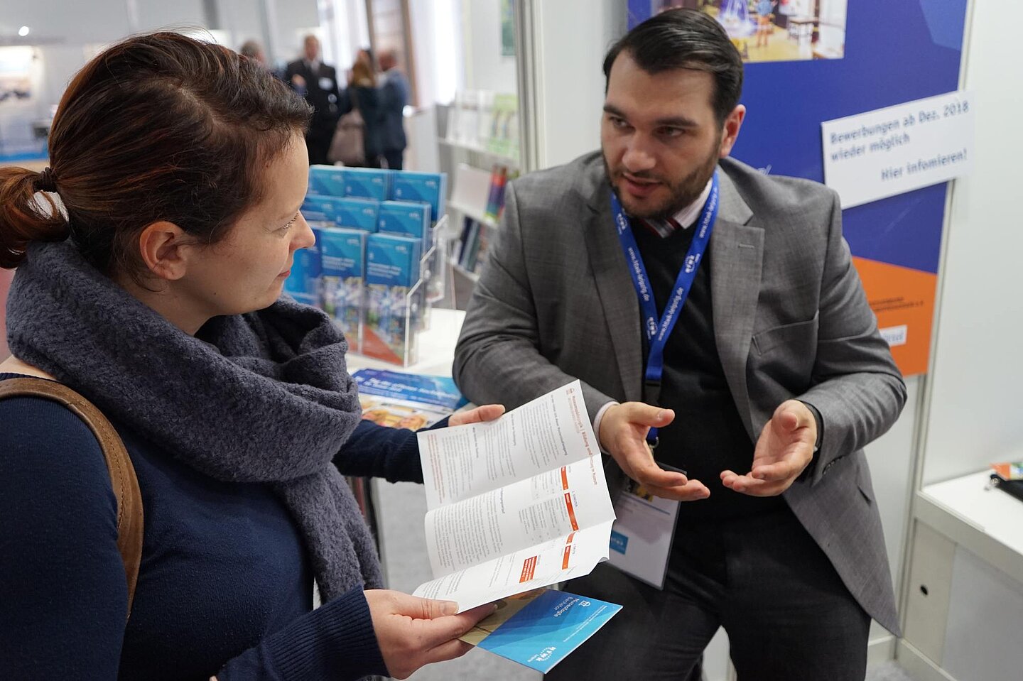 Master werden: Beratung am Stand