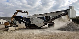 SFB-Rec Machine on a construction site