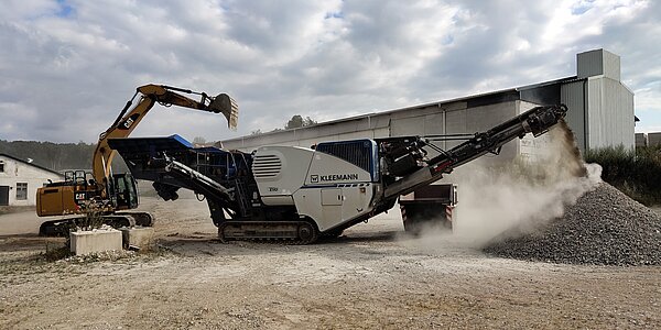 SFB-Rec Maschine auf Baustelle