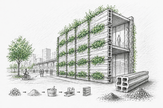 Lifeline Sketch of a building